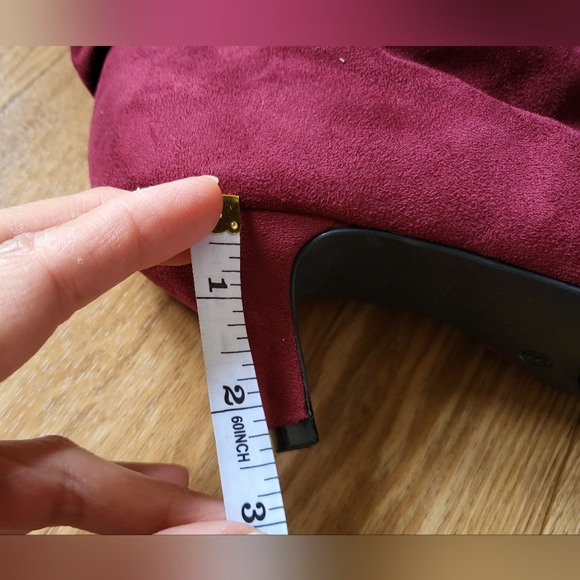 Journee Collection Women's Burgundy Jo Booties Size 9 Brand New ✨️ - Picture 10 of 11